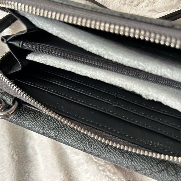 NEW Nine West Gray Crossbody Purse Candace Print - Picture 7 of 14